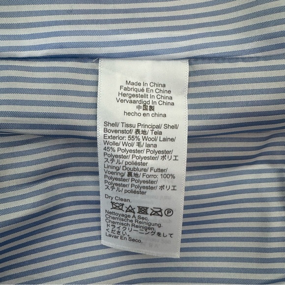 J.Crew Herringbone Wool Blend Schoolboy Blazer Size 4 Classic Tailored Jacket - Picture 9 of 14